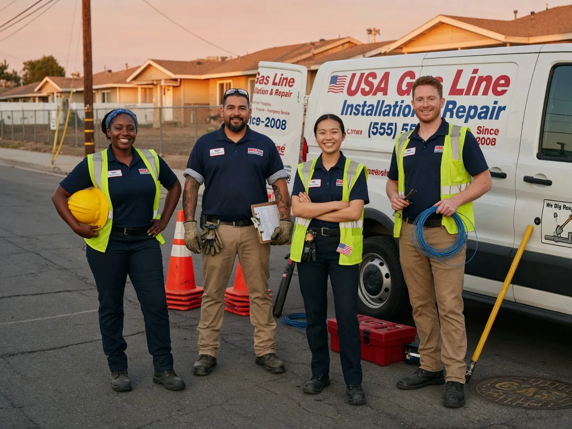 Gas Line Installation company in Hannaford, ND